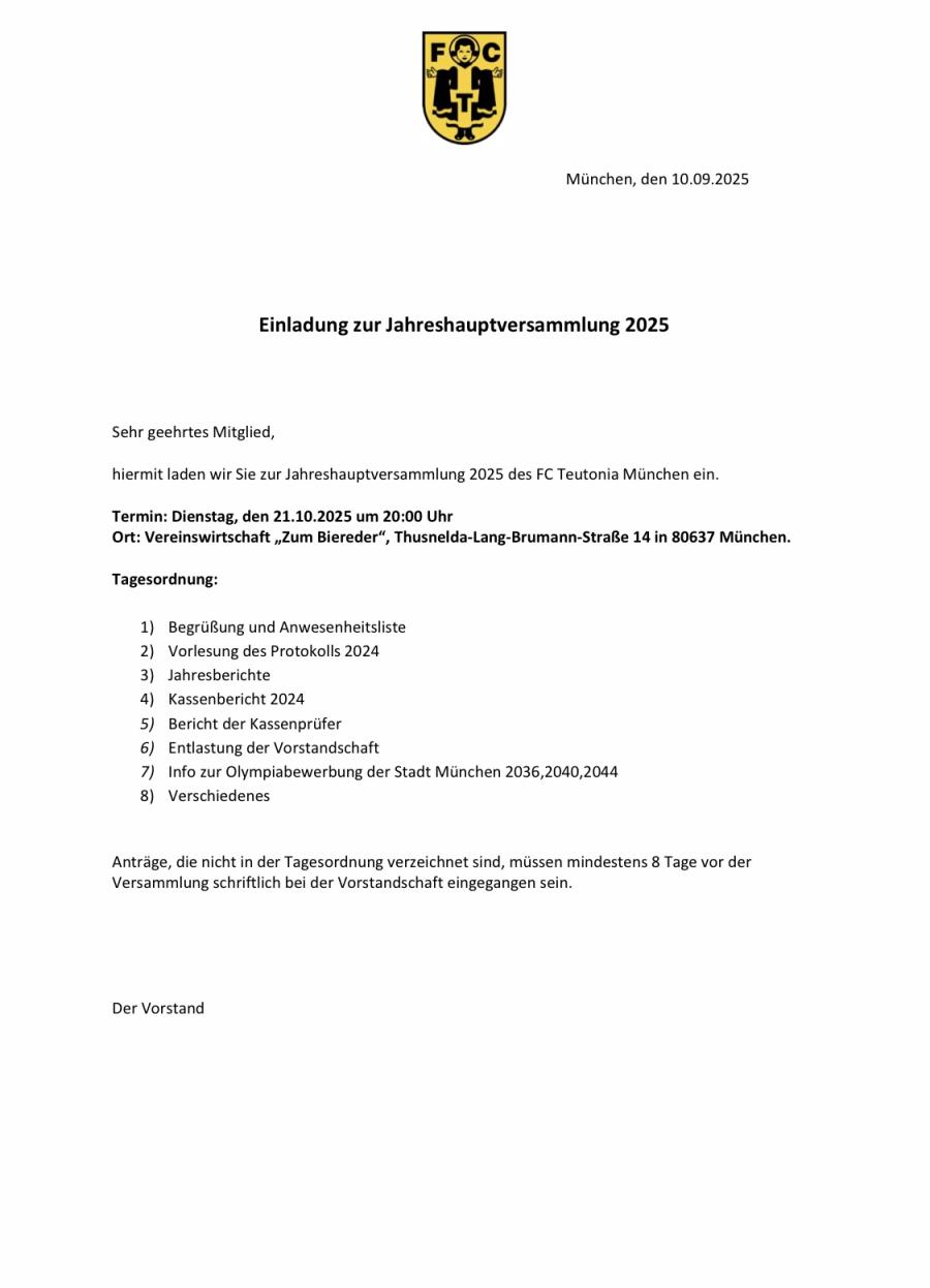 JHV 2025
